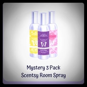 Mystery 3 pack of Scentsy room sprays